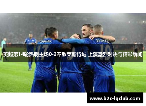 英超第14轮热刺主场0-2不敌莱斯特城 上演激烈对决与精彩瞬间