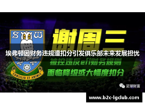 埃弗顿因财务违规遭扣分引发俱乐部未来发展担忧